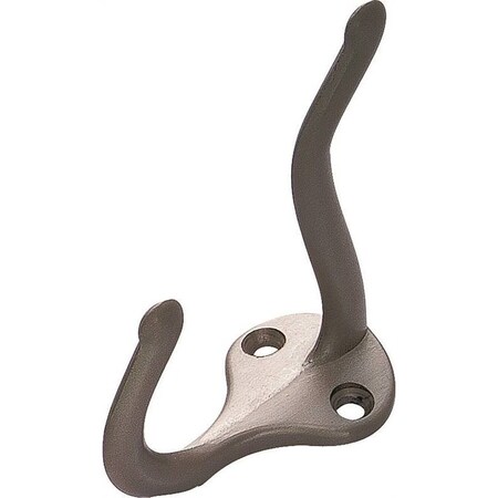 Coat/Hat Hook Zinc Sat Nickel